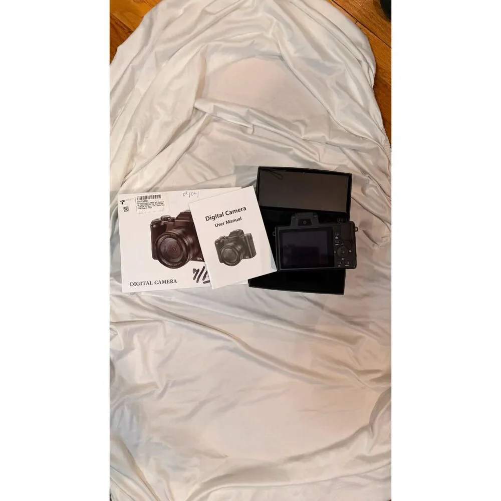 Digital Camera DC226 8K Ultra HD Vlogging Camera with Lens Black New Sealed